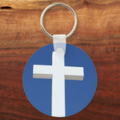 Witkruis Sleutelhanger (Voorkant)