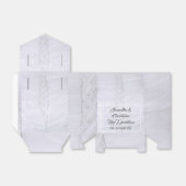 Witlace-jurk Bedankdoosjes (Uitgevouwen)