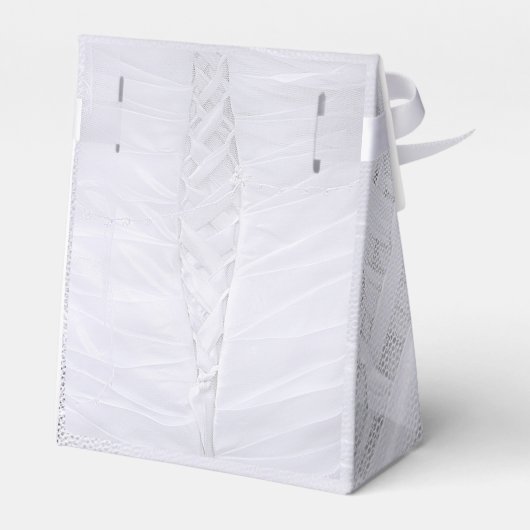 Witlace-jurk Bedankdoosjes (Achterkant)