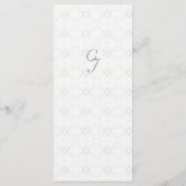 witlace Wedding Menu (Achterkant)