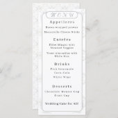  witlace Wedding Menu (Voorkant / Achterkant)