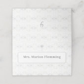  witlace Wedding Plaatskaartje (Buitenkant ongevouwen)