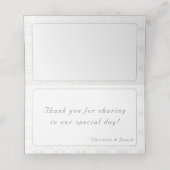  witlace Wedding Plaatskaartje (Binnenkant ongevouwen)