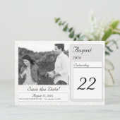 witlace Wedding Save The Date (Staand voorkant)