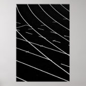 Witlijnen op het veld track poster (Voorkant)