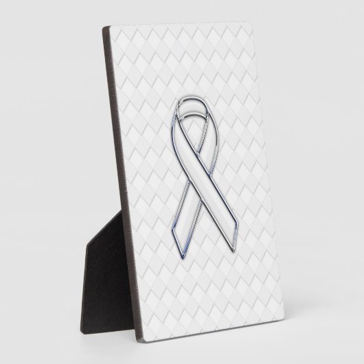 Witlint Awareness op Checkers Print Fotoplaat (Zijkant)