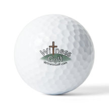 Witness Golfbal – Bijbeltekst Logo Golfbal