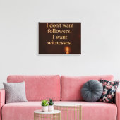 Witness Statement — Candle Edition | Orrin Studios Canvas Afdruk (Insitu (Woonkamer))