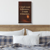 Witness Statement — Collector’s Poster | Orrin Canvas Afdruk (Insitu (Slaapkamer))