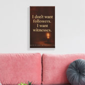 Witness Statement — Collector’s Poster | Orrin Canvas Afdruk (Insitu (Woonkamer))
