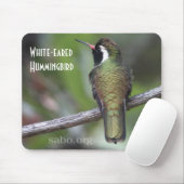 Witoorige Hummingbird Mousepad Muismat (Met muis)