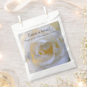 Witrozen zachte focus bedankzakje (Geknipt)