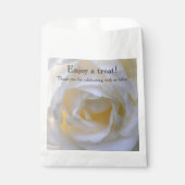 Witrozen zachte focus bedankzakje (Voorkant)