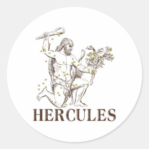 WITS: Hercules Ronde Sticker