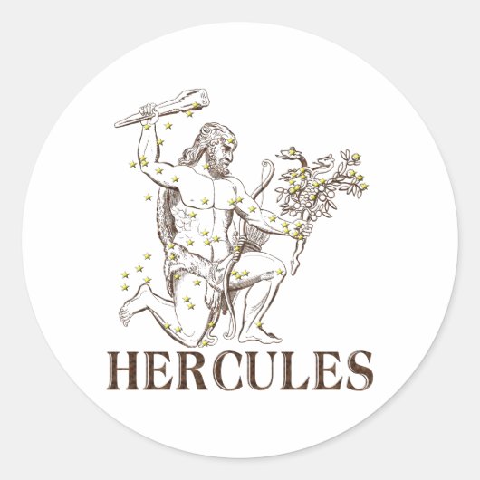 WITS: Hercules Ronde Sticker (Voorkant)