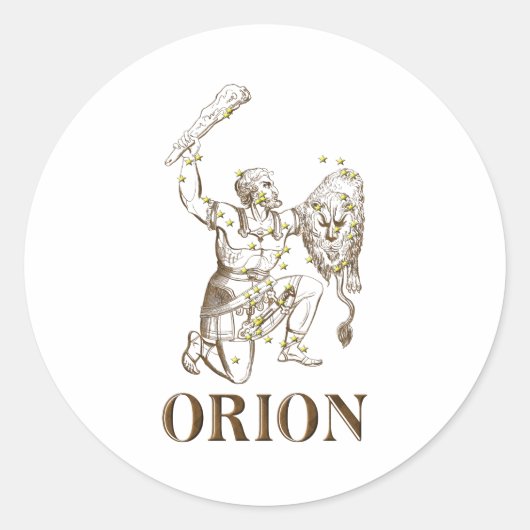 WITS: Orion Ronde Sticker (Voorkant)