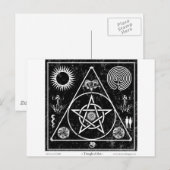 Witscooters: Kunstdriehoek Briefkaart (Voorkant / Achterkant)