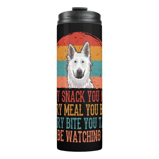 Witserse Herdershond Thermosbeker (Voorkant)