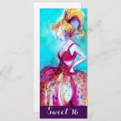 WITSERSE JONGE MEISJES 16 MILJARD PARTIJ KAART (Voorkant / Achterkant)