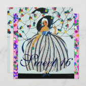 WITSERSE JONGE MEISJES 16 MILJARD PARTIJ KAART (Voorkant / Achterkant)