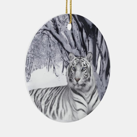 Witsneeuwiger Keramisch Ornament (Rechts)