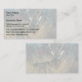 Witstaarster Visitekaartje (Voorkant / Achterkant)