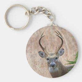 Witstaartbuck Sleutelhanger