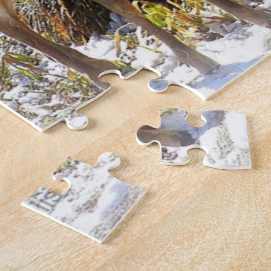 Witstaarthert 11x14 Foto Puzzel met Geschenkdoos Legpuzzel (Zijkant)