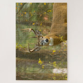Witstaarthert Buck | Whitefish, Montana Legpuzzel (Verticaal)