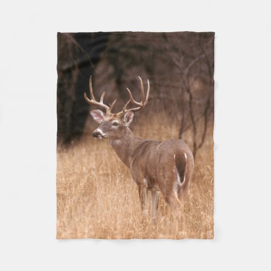 Witstaarthert | Choke Canyon State Park, TX Fleece Deken (Voorkant)