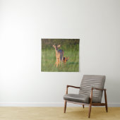 Witstaarthert | Grasrijke Habitat Wandkleed (In Situ (horizontaal))