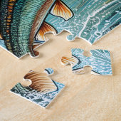 Witstaarthert Landschap Legpuzzel (Zijkant)