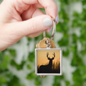 witstaarthert (Odocoileus virginianus) Sleutelhanger (Hand)