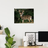 Witstaarthert | Tennessee Poster (Thuiskantoor)