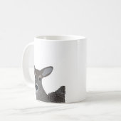 Witstaarthert Wildlife Koffiemok (Voorkant links)