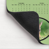 Witstaarthertenkalf 2026 jaarkalender muismat (Hoek)