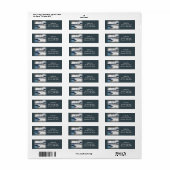 Witstaartje bij de rivier etiket (Full Sheet)