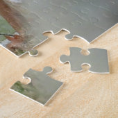 Witstaartje Deer op het kerkhof Legpuzzel (Zijkant)