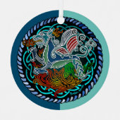 Witstaartkolibrie Metalen Ornament (Voorkant)