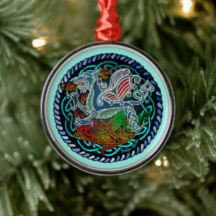 Witstaartkolibrie Metalen Ornament