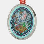 Witstaartkolibrie Metalen Ornament (Links)