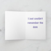 Witstaartlephant Feestdagen Kaart (Binnen)