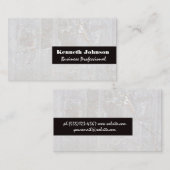 Witstone textuur Achtergrond Visitekaartje (Voorkant / Achterkant)