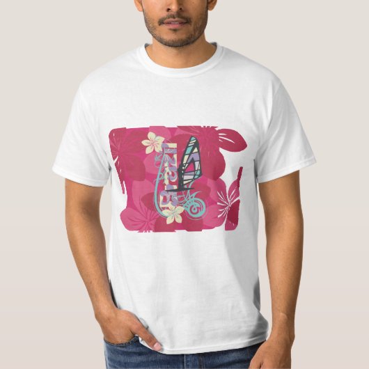 Witsurfen op Braziliaanse T-shirts en cadeaus (Voorkant)