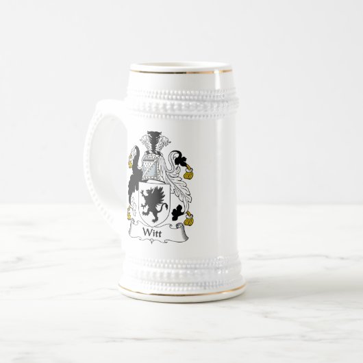 Witt Family Crest Bierpul (Voorkant links)