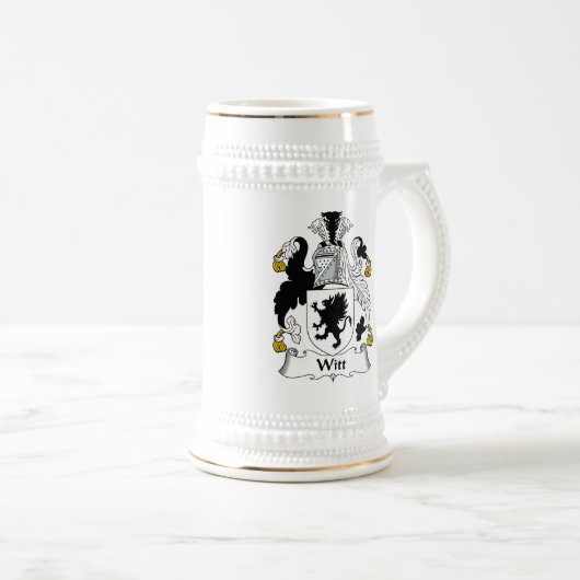 Witt Family Crest Bierpul (Voorkant rechts)