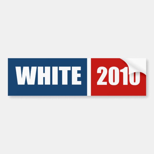 WITTE 2010 BUMPERSTICKER (Voorkant)