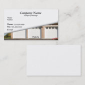 Witte 3 auto-kleding visitekaartje (Voorkant / Achterkant)