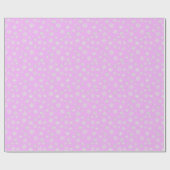 Witte 3-D sneeuwvlokken op een orchideachtergrond Cadeaupapier (Vlak)