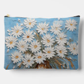 WITTE 3D LOOK DAISY BLOEMEN ETUI (Voorkant)
